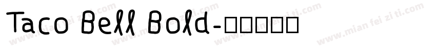 Taco Bell Bold字体转换